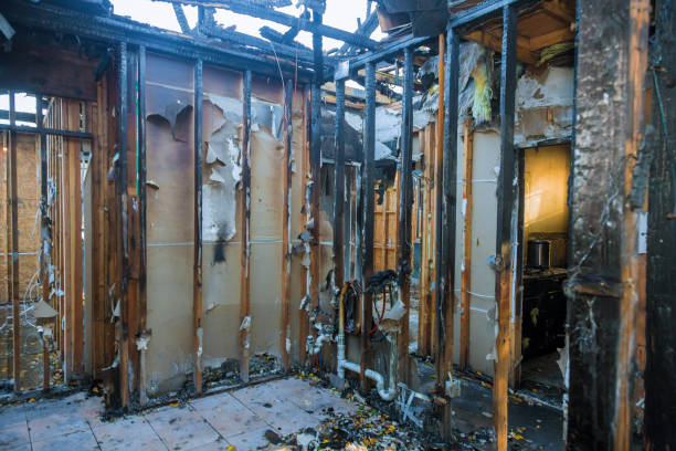 Professional Fire Damage Removal technician working in Oaks, PA